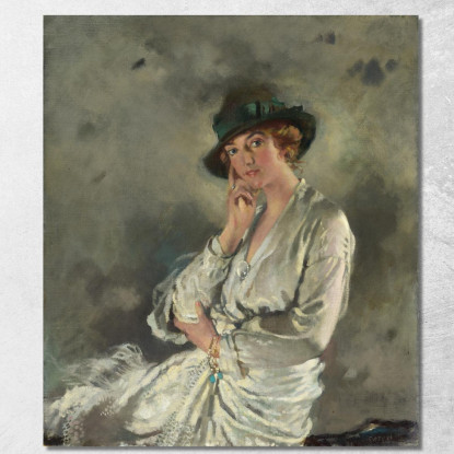 La Signora Charles S. Carstairs William Orpen wrp15 quadro stampato su tela