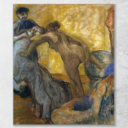 La Tazza Di Cioccolata Calda Edgar Degas edg264 quadro stampato su tela