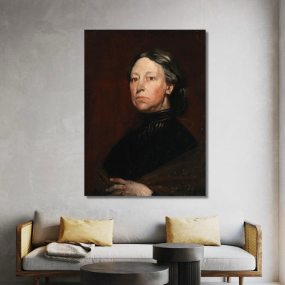 Ritratto Di Augusta Gregory Drammaturga E Folklorista William Orpen wrp21 quadro stampato su tela
