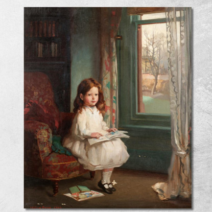 Ritratto Di Clara Hughes William Orpen wrp23 quadro stampato su tela