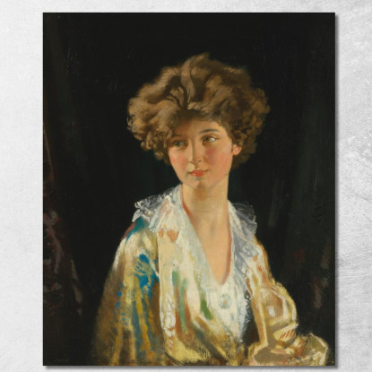 Ritratto Di Lady Evelyn Herbert William Orpen wrp26 quadro stampato su tela