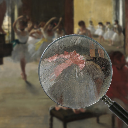 La Lezione Di Danza Edgar Degas edg265 quadro stampato su tela