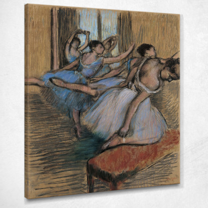 I Ballerini Edgar Degas edg267 quadro stampato su tela