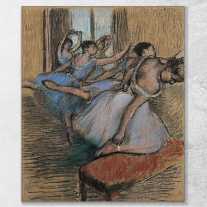 I Ballerini Edgar Degas edg267 quadro stampato su tela