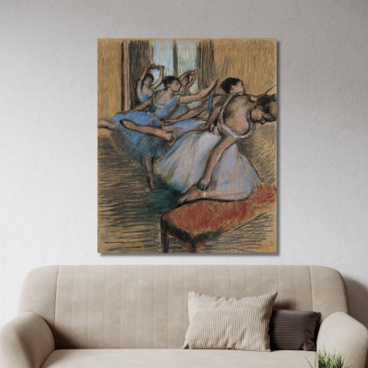 I Ballerini Edgar Degas edg267 quadro stampato su tela