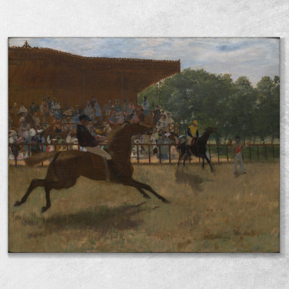 La Falsa Partenza Edgar Degas edg268 quadro stampato su tela