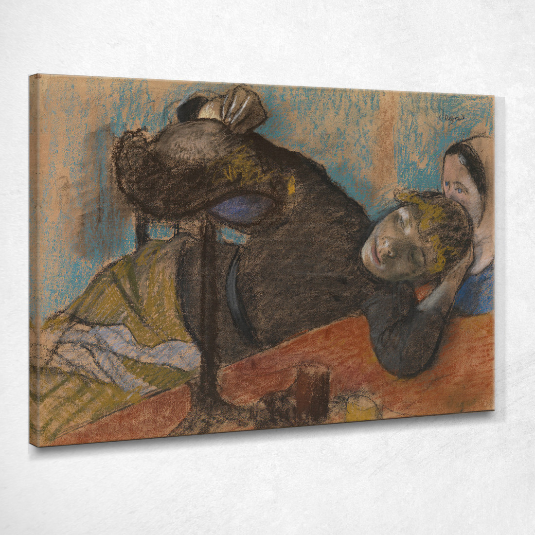 La Modista Edgar Degas edg269 quadro stampato su tela