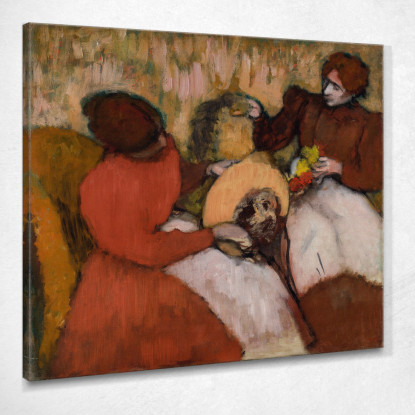 Le Modiste 2 Edgar Degas edg270 quadro stampato su tela