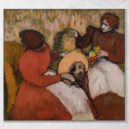 Le Modiste 2 Edgar Degas edg270 quadro stampato su tela