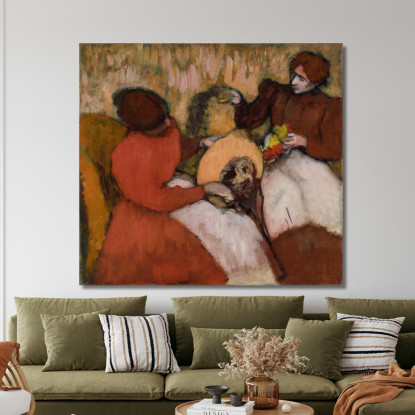 Le Modiste 2 Edgar Degas edg270 quadro stampato su tela