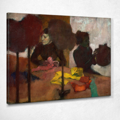 Le Modiste Edgar Degas edg271 quadro stampato su tela