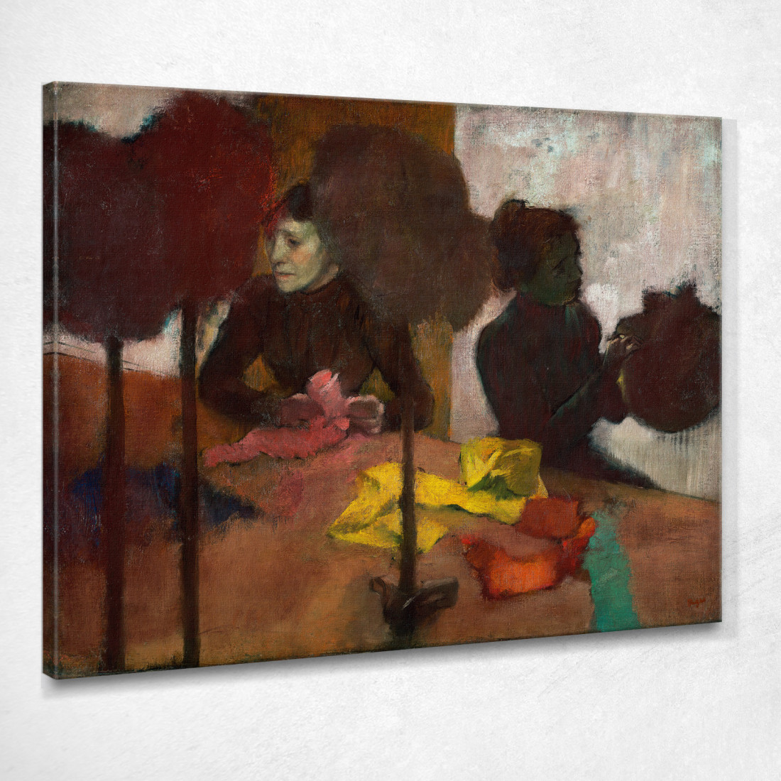 Le Modiste Edgar Degas edg271 quadro stampato su tela