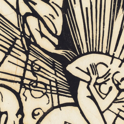 Riconciliazione Versoehnung Franz Marc fmr37 quadro stampato su tela