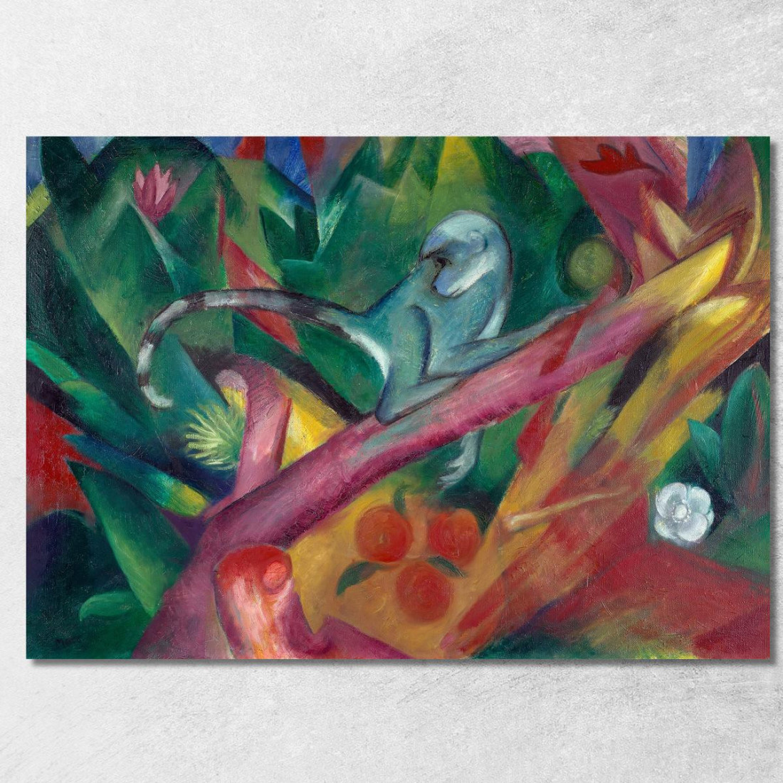 La Scimmia Franz Marc fmr53 quadro stampato su tela