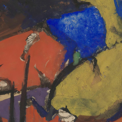 Due Cervi Sdraiati Franz Marc fmr62 quadro stampato su tela