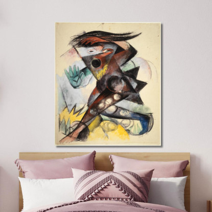 A Cali Franz Marc fmr75 quadro stampato su tela