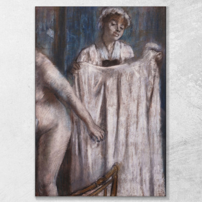 Toilette Dopo Il Bagno Edgar Degas edg279 quadro stampato su tela