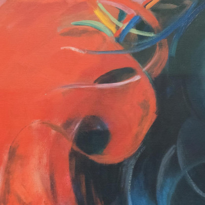 Forme Di Combattimento Franz Marc fmr82 quadro stampato su tela