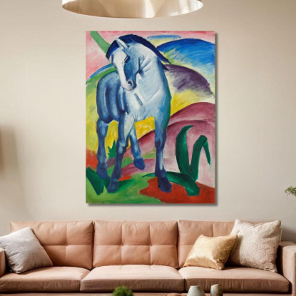 Cavallo Blu I Cavallo Blu I Franz Marc fmr84 quadro stampato su tela