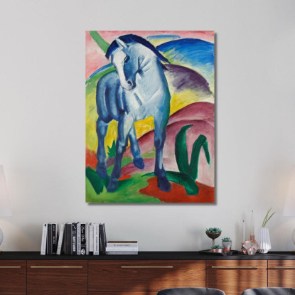 Cavallo Blu I Cavallo Blu I Franz Marc fmr84 quadro stampato su tela
