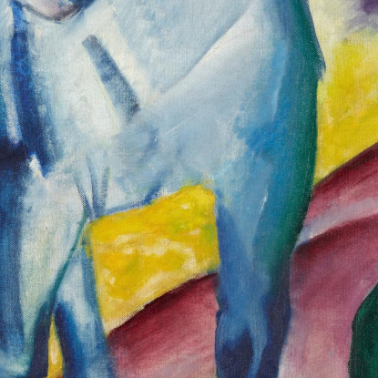 Cavallo Blu I Cavallo Blu I Franz Marc fmr84 quadro stampato su tela