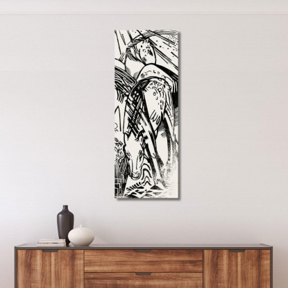 Cavalli Franz Marc fmr92 quadro stampato su tela