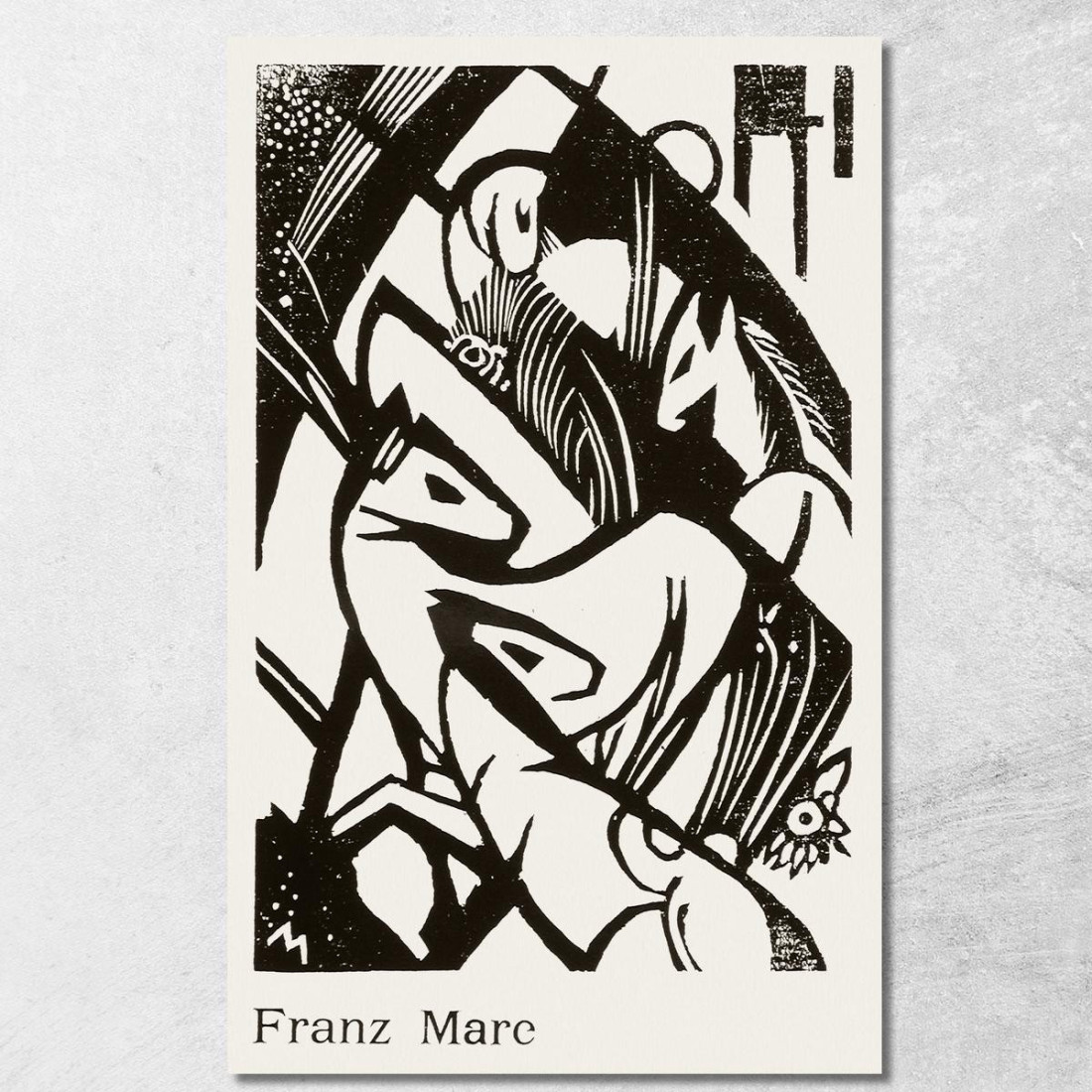 Cavalli Franz Marc fmr93 quadro stampato su tela
