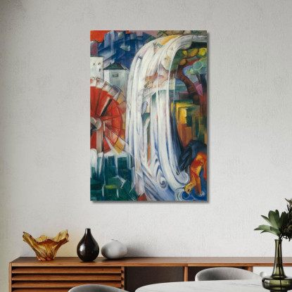 Il Mulino Stregato Franz Marc fmr105 quadro stampato su tela