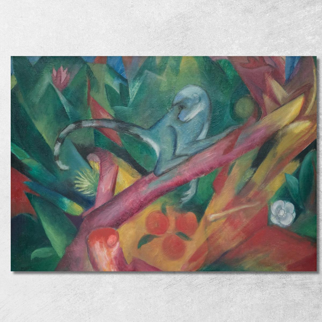 La Scimmietta Franz Marc fmr108 quadro stampato su tela