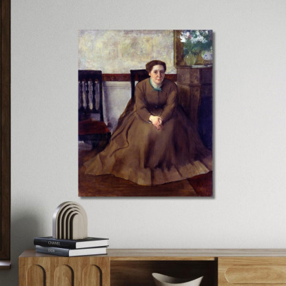Vittoria Dubourg Edgar Degas edg288 quadro stampato su tela