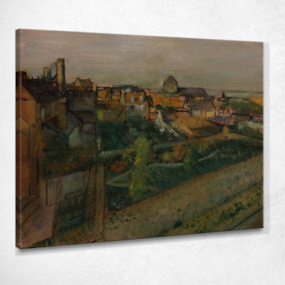 Veduta Di Saint-Valéry-Sur-Somme Edgar Degas edg289 quadro stampato su tela