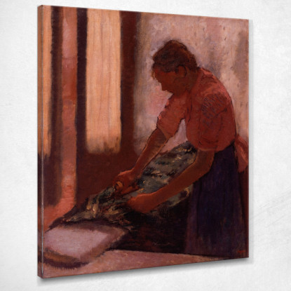 Donna Che Stira 2 Edgar Degas edg293 quadro stampato su tela