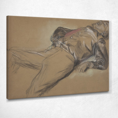 Studio Del Fantino Caduto Per La Scena Della Corsa A Ostacoli Il Fantino Caduto Edgar Degas edg303 quadro stampato su tela