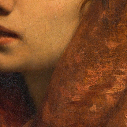 Ritratto Di Ragazza 1880 Pierre-Auguste Cot pac4 quadro stampato su tela