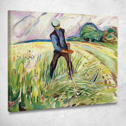 Il Fienile Edvard Munch em8 quadro stampato su tela