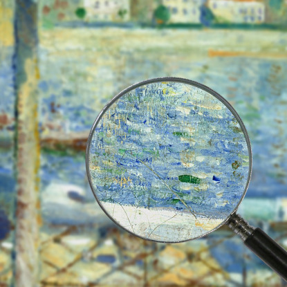 La Senna A Saintcloud Edvard Munch em9 quadro stampato su tela