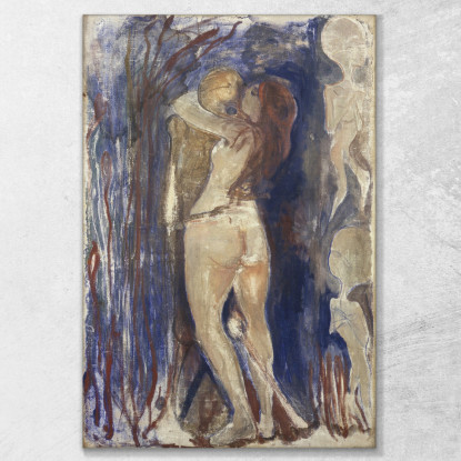 Vita E Morte Edvard Munch em16 quadro stampato su tela