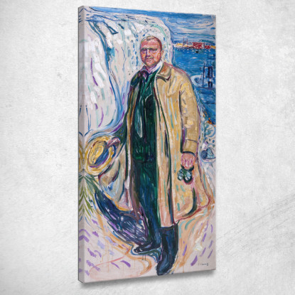 Christian Gierlöff Autore Edvard Munch em81 quadro stampato su tela