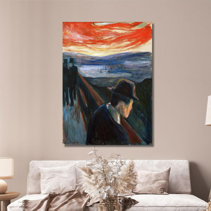 Disperazione 2 Edvard Munch em93 quadro stampato su tela