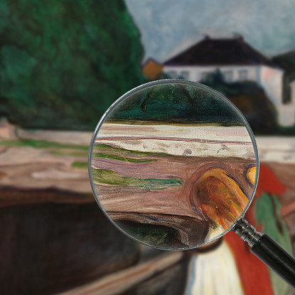 Le Ragazze Sul Ponte 1901 Edvard Munch em104 quadro stampato su tela