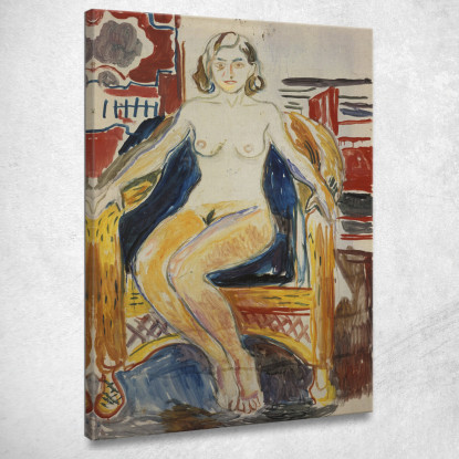 Ragazza Del Nordland Edvard Munch em129 quadro stampato su tela