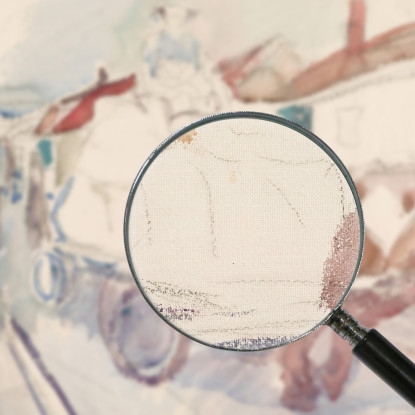Cavallo E Carrozza Per Strada Edvard Munch em140 quadro stampato su tela