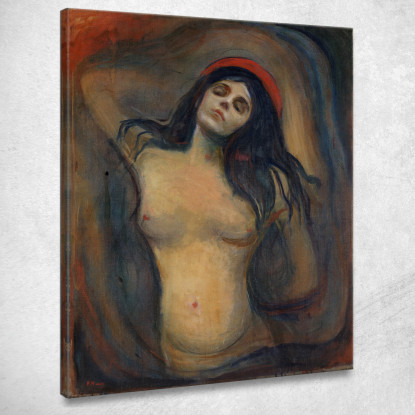 Madonna 1894 Edvard Munch em181 quadro stampato su tela