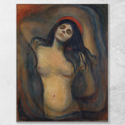 Madonna 1894 Edvard Munch em181 quadro stampato su tela