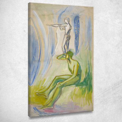 Uomini Che Si Rivolgono Verso Il Sole 2 Edvard Munch em198 quadro stampato su tela