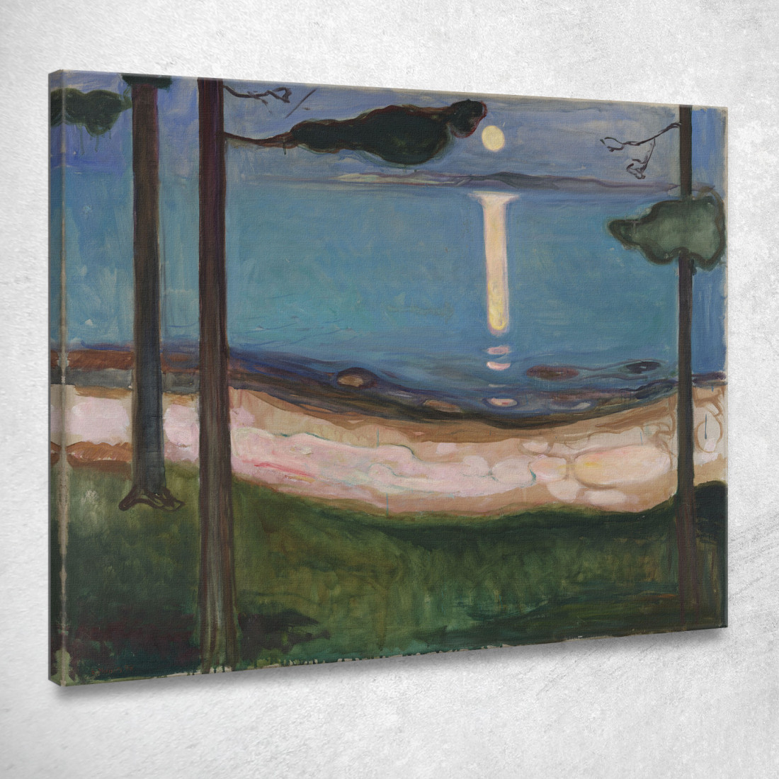 Chiaro Di Luna 3 Edvard Munch em209 quadro stampato su tela