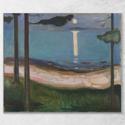 Chiaro Di Luna 3 Edvard Munch em209 quadro stampato su tela