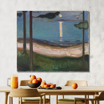 Chiaro Di Luna 3 Edvard Munch em209 quadro stampato su tela