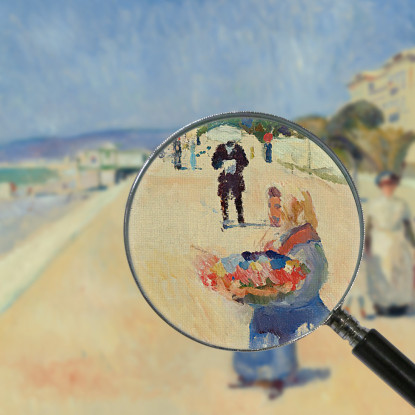 Mattina Sulla Promenade Des Anglais Edvard Munch em213 quadro stampato su tela