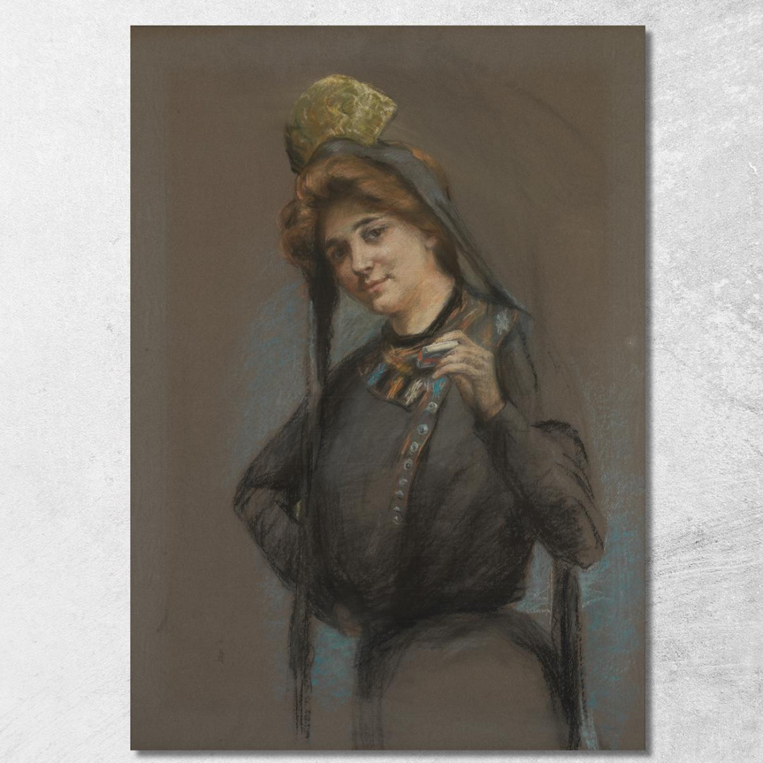 Sigaretta Alice Pike Barney apb20 quadro stampato su tela